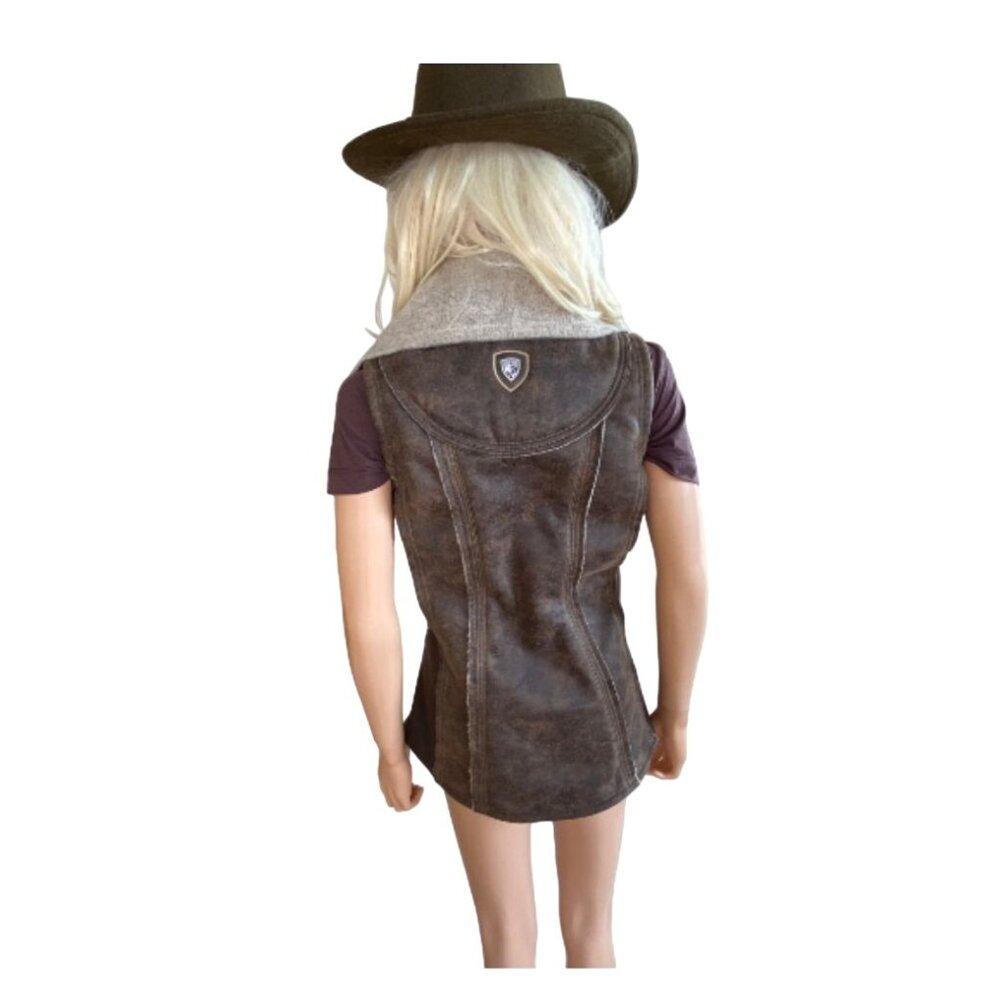 NWT Kuhl Women's LARGE Dani Sherpa Vest Brown MSRP$219 New - Picture 16 of 17